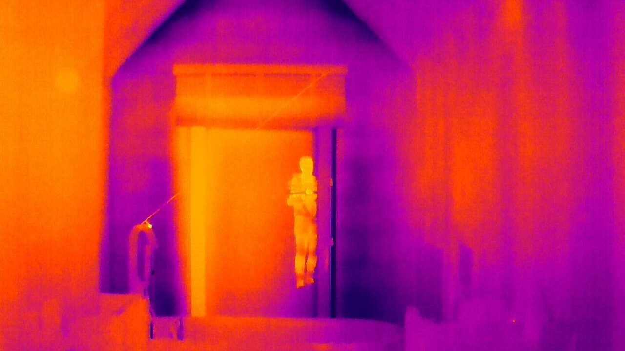 Thermography by drone