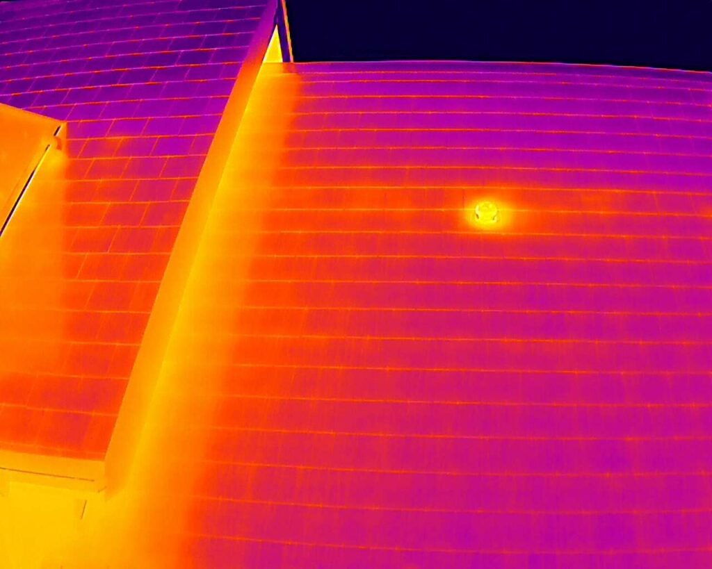 Thermography by drone